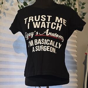 Black Graphic Women's Top